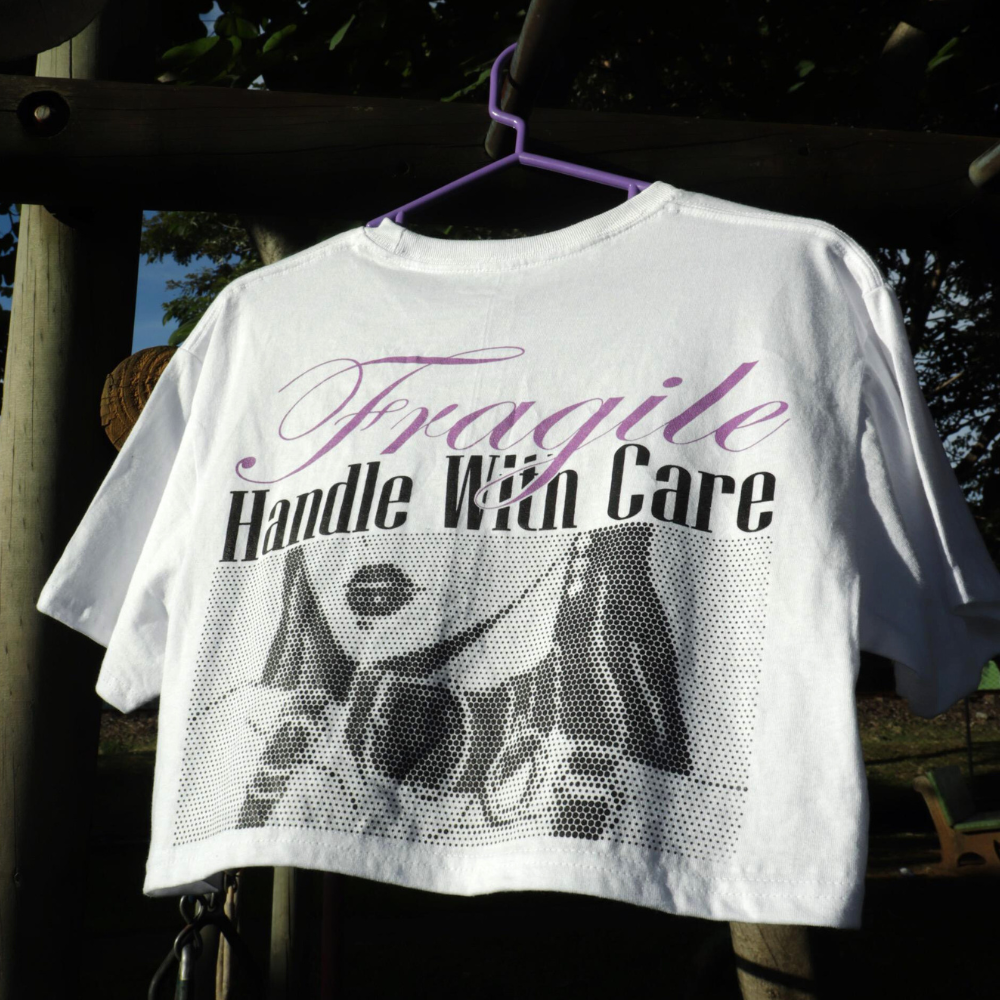 Handle with Care crop-top